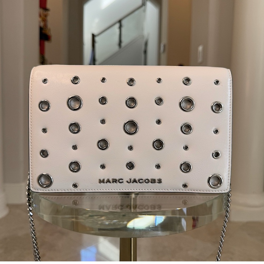 Marc Jacobs White Studded crossbody